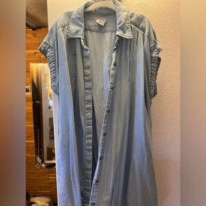 UO button front dress